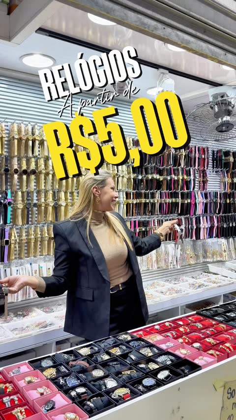 Relógios a partir de R$ 5